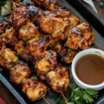 Bourbon Chicken Skewers