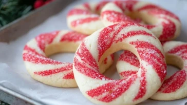 Candy Cane Cookies Holiday treat for festive gatherings - 1