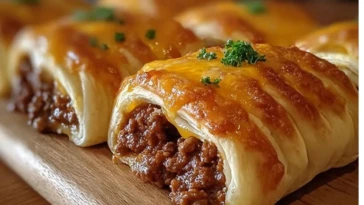 Cheesy Beefy Rolls Recipe