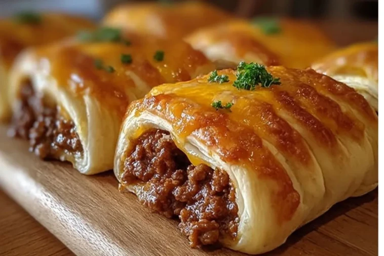 Cheesy Beefy Rolls Recipe