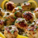 Chicken Piccata Meatballs Recipe