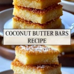 Coconut Butter Bars Recipe - Pin 1