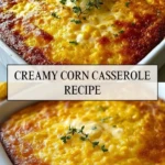 Creamy Corn Casserole Recipe - Pin 1