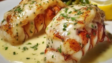 Creamy Garlic Butter Lobster Tails Recipe