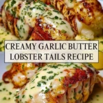Creamy Garlic Butter Lobster Tails Recipe - Pin 1
