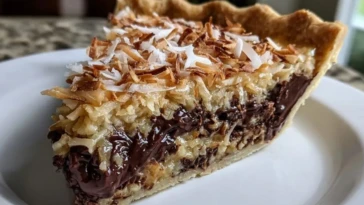 German Chocolate Pie