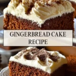 Gingerbread Cake Recipe - Pin 1