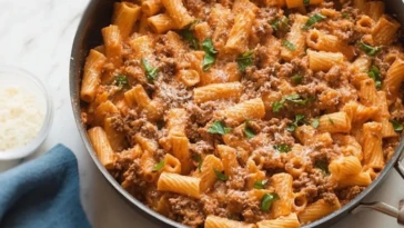 Ground Beef Pasta - 1