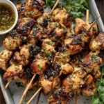 Honey Garlic Chicken Skewers