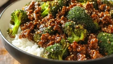Honey Garlic Ground Beef and Broccoli Stir-Fry Simple weeknight meal - 1