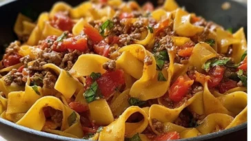 Italian Drunken Noodles Recipe