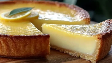 Lemon Custard Cake - 1