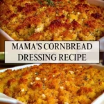 Mama's Cornbread Dressing Recipe - Pin 1