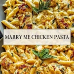 Marry Me Chicken Pasta - Pin 1