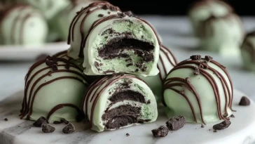 Mint Oreo Truffles - 1