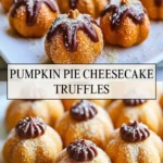 Pumpkin Pie Cheesecake Truffles - Pin 1