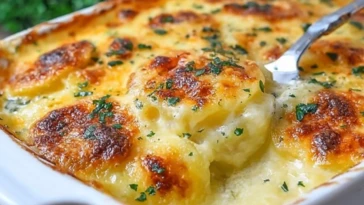 Scalloped Potatoes with Three Cheeses