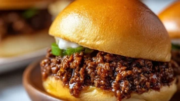 Steakhouse Burger Sloppy Joes - Hearty meat sandwich option - 1
