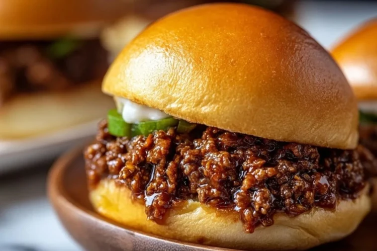 Steakhouse Burger Sloppy Joes - Hearty meat sandwich option - 1