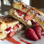Strawberry Cheesecake Stuffed French Toast