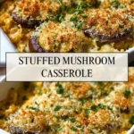 Stuffed Mushroom Casserole - Pin 1