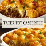 Tater Tot Casserole - Pin 1