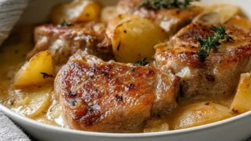 Tender Chops, Creamy Potatoes, and the Casserole That Tastes Like Sunday
