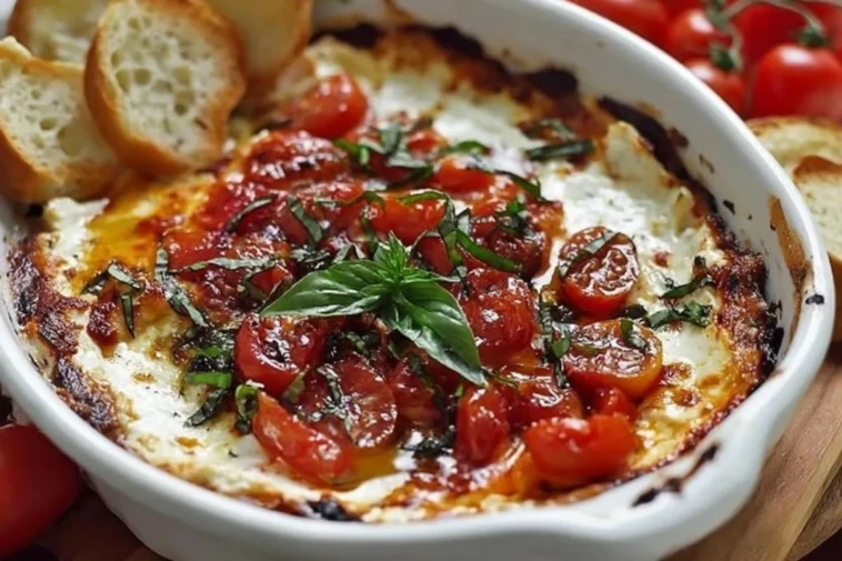 Three-Cheese Tomato Bruschetta Dip Recipe - 1