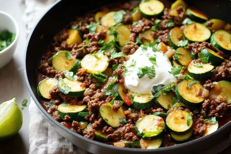 Zucchini Beef Stir-Fry - 1