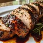 Balsamic Pork Tenderloin in Oven