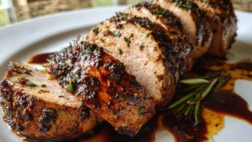 Balsamic Pork Tenderloin in Oven