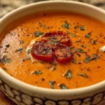 Best Creamy Roasted Garlic Tomato Soup