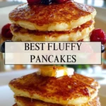 Best Fluffy Pancakes - Pin 1