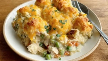 Chicken Cobbler Dinner Casserole