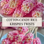 Cotton Candy Rice Krispies Twists - Pin 1