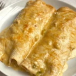 Creamy White Chicken Enchiladas