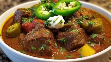 Crockpot Jalapeño Popper Beef Stew