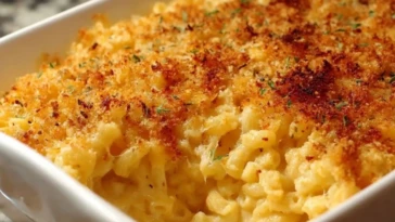 Crunchy Baked Mac and Cheese