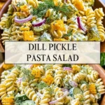 Dill Pickle Pasta Salad - Pin 1
