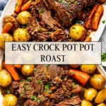 Easy Crock Pot Pot Roast - Pin 1
