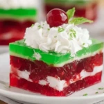 Easy Layered Christmas Jello