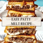 Easy Patty Melt Recipe - Pin 1