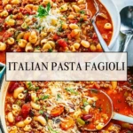 Italian Pasta Fagioli - Pin 1