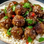 Meatballs and Rice Bowl