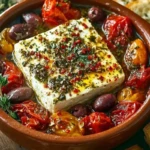 Mediterranean Baked Feta Appetizer