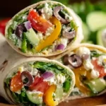 Mediterranean Veggie Wraps