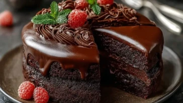Midnight Fudge Cake - 1