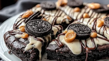 Oreo Fudge Brownie Pizza