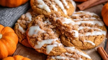 Pumpkin Coffee Cake Cookies