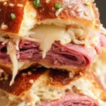 Reuben Pretzel Sliders